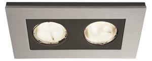 Massive 59652/48/10 - Lampada da incasso per bagno HEKA 2xGU10/10W/230V alluminio