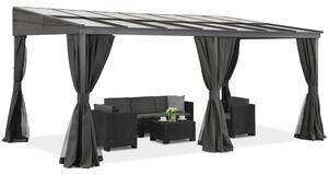 Tettoia in alluminio 3 x 6 m Tarragona Premium Garden Point antracite