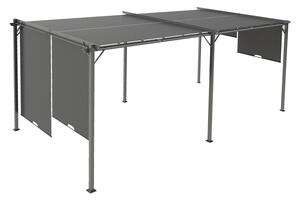 Pergola da terrazzo Sevilla antracite 3x6m Garden Point