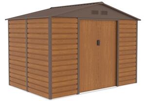 Casa degli attrezzi in metallo Lahti 2,8 x 1,9 m Negozio Boss in legno