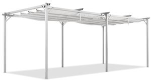 Pergola bianca da terrazzo La Palma 3x6m Garden Point