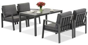Zakintos Premium 4 mobili da giardino in alluminio antracite Garden Point