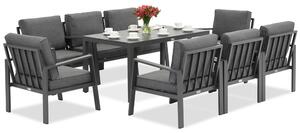 Zakintos Premium 8 antracite Garden Point mobili da giardino in alluminio