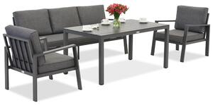 Zakintos Apetito 5 set in alluminio antracite Garden Point