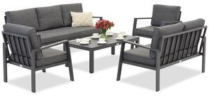 Zakintos Coffee 7 set alluminio antracite Garden Point