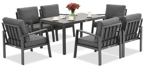 Zakintos Premium 6 antracite Garden Point mobili da giardino in alluminio