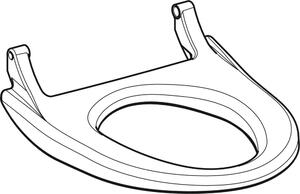 Geberit 242170111 Anello per sedile WC per Geberit AquaClean 4000