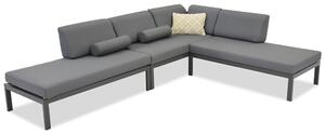 Set di mobili da giardino Adrano 2in1 Garden Point antracite