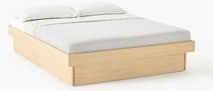 Letto in legno con contenitore Sato