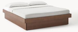 Letto in legno con contenitore Sato