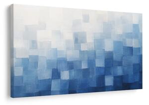 Quadro su tela – Delicata astrazione geometrica blu