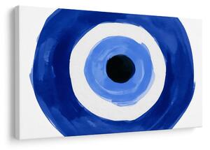 Quadro su tela – Occhio blu tra i cerchi
