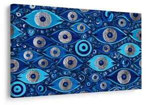 Quadro su tela – Misteriosi occhi blu