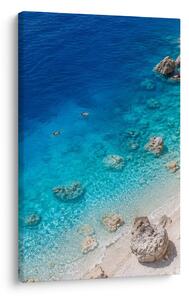 Quadro su tela – Bagno nel mare cristallino
