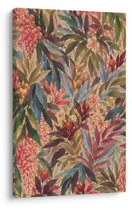 Quadro su tela – Foglie tropicali nei toni pastello
