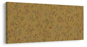 Quadro su tela – Motivo botanico decorativo su oro