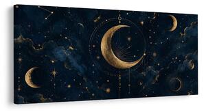 Quadro su tela – Bagliore lunare tra le stelle