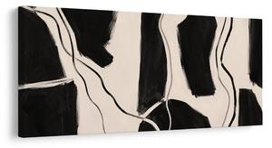 Quadro su tela – Forme minimaliste in bianco e nero