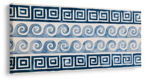 Quadro su tela – Spirali marinare in blu