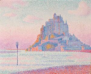 Signac, Paul - Riproduzione Mont Saint-Michel Setting Sun 1897, (40 x 35 cm)