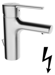 Hansa Ronda - Miscelatore monocomando per lavabo, con sistema di scarico, per scaldabagni non pressurizzati, cromo 03131173
