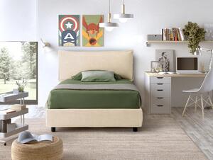 Letto Piazza e Mezzo Contenitore ARLES Beige