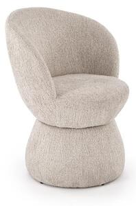 Sedia K581 girevole in tessuto color beige – 63x62x82 cm