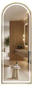 Specchio LED Orbit Oro Spazzolato – 60×170 cm