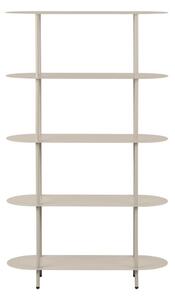 Scaffale beige in metallo 90x150x31 cm Rieti – House Nordic