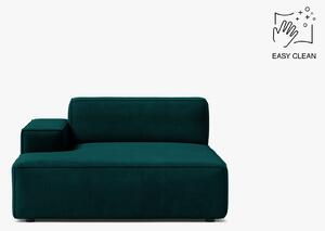 Modulo chaise longue Jodie con bracciolo in velluto Venus – L162 cm