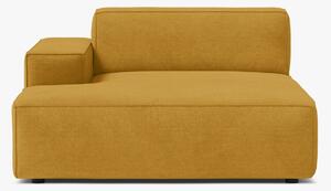 Modulo chaise longue Jodie con bracciolo in tessuto Liberty – L162 cm