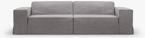 Divano modulare 3 posti Jodie con copertura in tessuto Lins – L204 cm