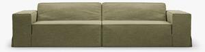 Divano modulare 4 posti Jodie con copertura in tessuto Lins – L244 cm