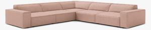 Divano angolare modulare simmetrico Jodie in bouclé Baloo – L283 cm