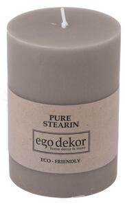 Candela amichevole beige-marrone, durata di combustione 37 h Eco - Eco candles by Ego dekor