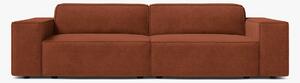 Divano modulare Jodie 3 posti in tessuto Liberty – L204 cm