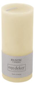 Candela bianco crema Ruggine, tempo di combustione 58 h Rustic - Rustic candles by Ego dekor