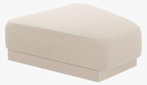 Pouf modulare angolare Miley in bouclé – L88 cm