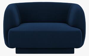 Poltrona Miley in velluto – L103 cm