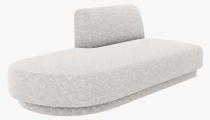 Chaise longue modulare Miley in tessuto – L158 cm