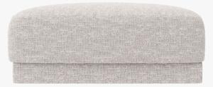 Pouf modulare Miley in tessuto strutturato – L90 cm