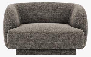 Poltrona Miley in tessuto strutturato – L103 cm