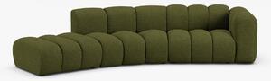 Divano modulare Lupine 5 posti in bouclé – L335 cm