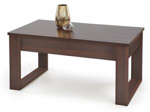 Tavolino da caffè rettangolare Nea noce scuro – 110×60 cm