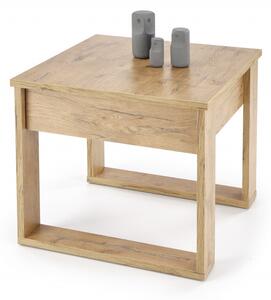Tavolino da caffè quadrato Nea rovere wotan – 60×60 cm
