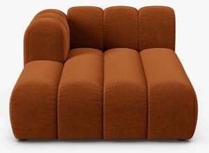 Chaise longue modulare Lupine in velluto Salvador – L177 cm