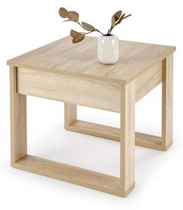 Tavolino da caffè quadrato Nea rovere sonoma – 60×60 cm