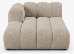 Chaise longue modulare Lupine in tessuto strutturato – L177 cm