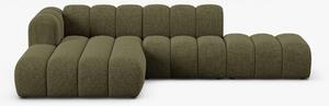 Divano angolare Lupine in tessuto chenille – L299 cm