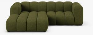 Divano Lupine con chaise longue in bouclé – L230 cm
